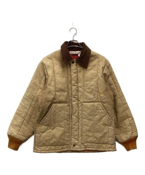 Walls（ウォールズ）Walls (ウォールズ) 中綿ダックジャケット 80s ベージュ サイズ:SIZE 不明の古着・服飾アイテム