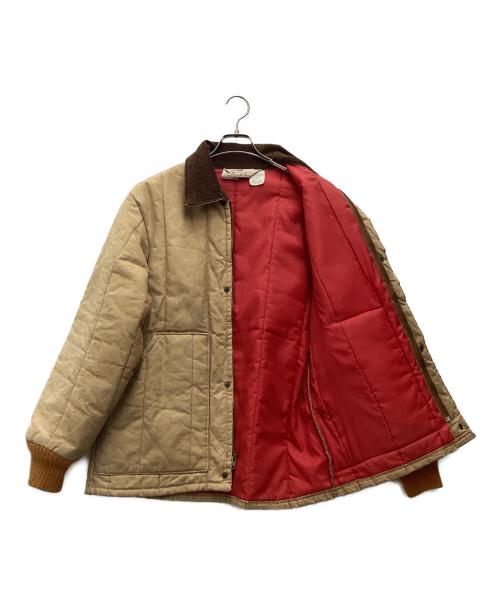 Walls（ウォールズ）Walls (ウォールズ) 中綿ダックジャケット 80s ベージュ サイズ:SIZE 不明の古着・服飾アイテム
