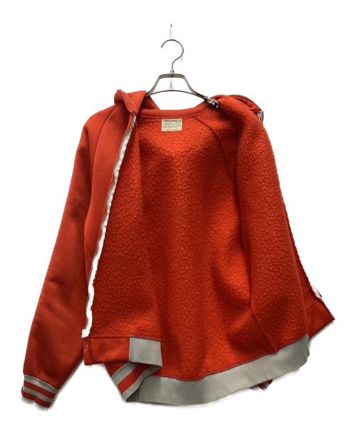 Champion（チャンピオン）Champion (チャンピオン) ジップパーカー 60s～ タタキ オレンジ サイズ:SIZE Mの古着・服飾アイテム