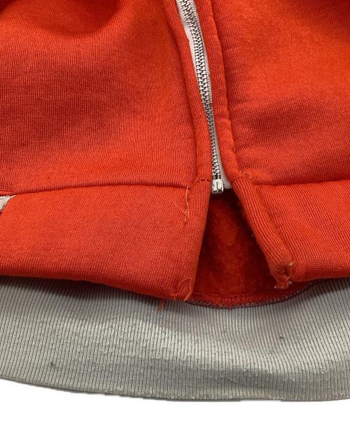 Champion（チャンピオン）Champion (チャンピオン) ジップパーカー 60s～ タタキ オレンジ サイズ:SIZE Mの古着・服飾アイテム