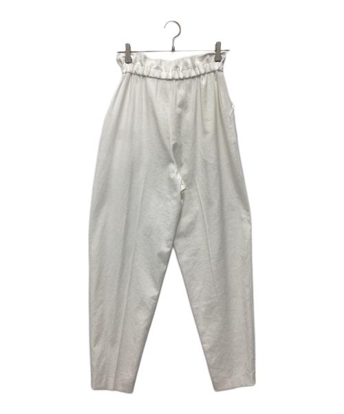 Curensology（カレンソロジー）Curensology (カレンソロジー) シェルタリングテーパードパンツ ホワイト サイズ:SIZE 36の古着・服飾アイテム