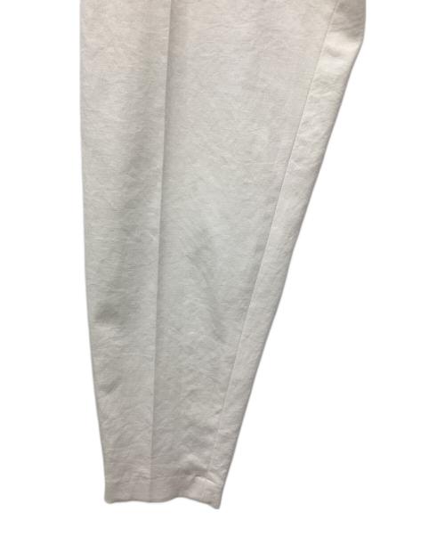 Curensology（カレンソロジー）Curensology (カレンソロジー) シェルタリングテーパードパンツ ホワイト サイズ:SIZE 36の古着・服飾アイテム