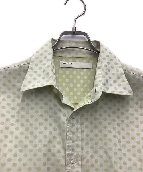 PERRY ELLIS（ペリーエリス）PERRY ELLIS (ペリーエリス) 長袖シャツ グリーン サイズ:SIZE Mの古着・服飾アイテム