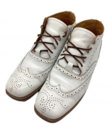 Tricker's（トリッカーズ）の古着「ウィングチップブーツ」｜ホワイト