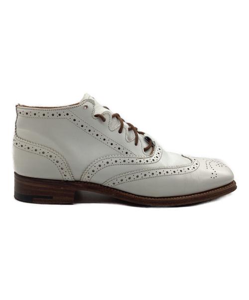 Tricker's（トリッカーズ）Tricker's (トリッカーズ) ウィングチップブーツ ホワイト サイズ:SIZE 22~23cmの古着・服飾アイテム