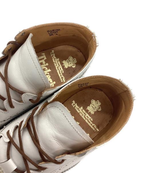 Tricker's（トリッカーズ）Tricker's (トリッカーズ) ウィングチップブーツ ホワイト サイズ:SIZE 22~23cmの古着・服飾アイテム