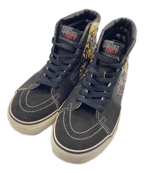VANS（ヴァンズ）VANS (ヴァンズ) IRON MAIDEN (アイアンメイデン) ハイカットスニーカー SK8-Hi ブラック サイズ:SIZE26~26.5cmの古着・服飾アイテム