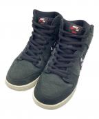 NIKE×OSKIナイキ×オスキ）の古着「ハイカットスニーカー SB DUNK HIGH PRO ISO」｜ブラック