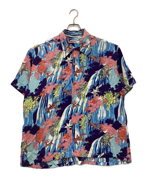 Sun Surf（サンサーフ）Sun Surf (サンサーフ) RAYON HAWAIIAN SHIRT “SWALLOW WILDLY FLUTTERING” アロハシャツ スカイブルー サイズ:SIZE XLの古着・服飾アイテム