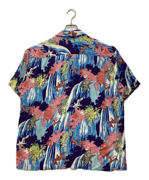 Sun Surf（サンサーフ）Sun Surf (サンサーフ) RAYON HAWAIIAN SHIRT “SWALLOW WILDLY FLUTTERING” アロハシャツ スカイブルー サイズ:SIZE XLの古着・服飾アイテム