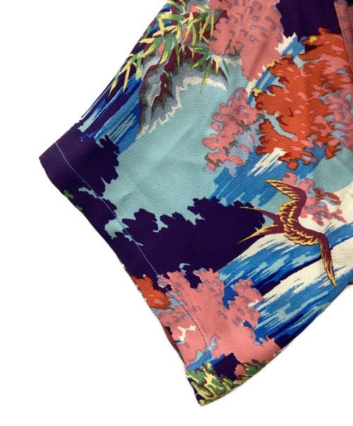 Sun Surf（サンサーフ）Sun Surf (サンサーフ) RAYON HAWAIIAN SHIRT “SWALLOW WILDLY FLUTTERING” アロハシャツ スカイブルー サイズ:SIZE XLの古着・服飾アイテム