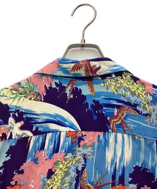 Sun Surf（サンサーフ）Sun Surf (サンサーフ) RAYON HAWAIIAN SHIRT “SWALLOW WILDLY FLUTTERING” アロハシャツ スカイブルー サイズ:SIZE XLの古着・服飾アイテム