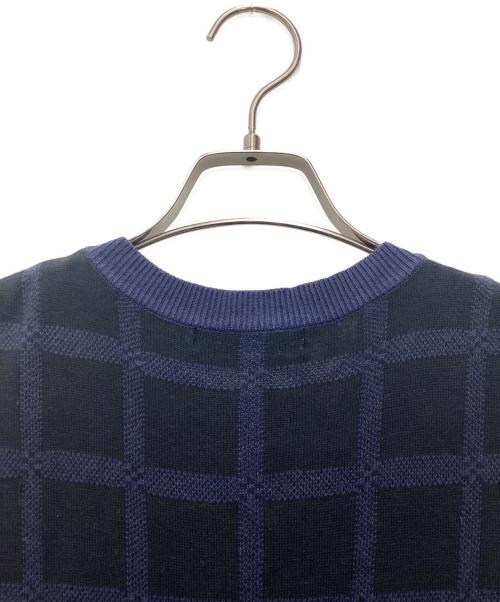 FOXEY NEWYORK（フォクシーニューヨーク）FOXEY NEWYORK (フォクシーニューヨーク) ノースリーブワンピース ネイビー サイズ:SIZE 40の古着・服飾アイテム