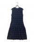 FOXEY NEWYORK (フォクシーニューヨーク) ノースリーブワンピース ネイビー サイズ:SIZE 40：7000円