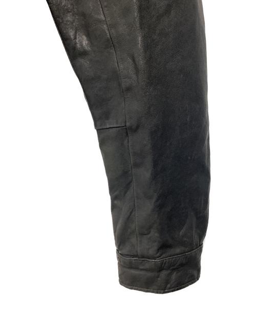 DIESEL Black Gold（ディーゼル ブラック ゴールド）DIESEL BLACK GOLD (ディーゼル ブラック ゴールド) シングルライダースジャケット ブラック サイズ:SIZE Lの古着・服飾アイテム
