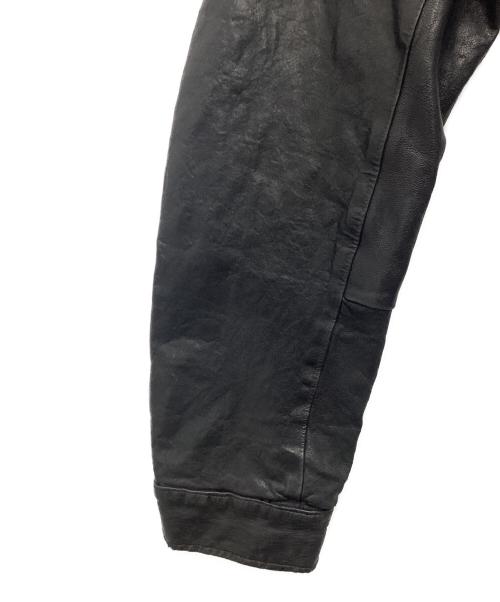 DIESEL Black Gold（ディーゼル ブラック ゴールド）DIESEL BLACK GOLD (ディーゼル ブラック ゴールド) シングルライダースジャケット ブラック サイズ:SIZE Lの古着・服飾アイテム