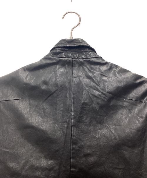 DIESEL Black Gold（ディーゼル ブラック ゴールド）DIESEL BLACK GOLD (ディーゼル ブラック ゴールド) シングルライダースジャケット ブラック サイズ:SIZE Lの古着・服飾アイテム