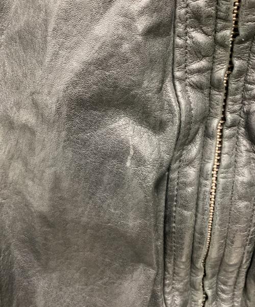 DIESEL Black Gold（ディーゼル ブラック ゴールド）DIESEL BLACK GOLD (ディーゼル ブラック ゴールド) シングルライダースジャケット ブラック サイズ:SIZE Lの古着・服飾アイテム