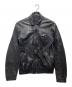 DIESEL BLACK GOLD（ディーゼル ブラック ゴールド）の古着「シングルライダースジャケット」｜ブラック