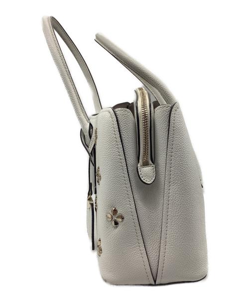 Kate Spade（ケイトスペード）Kate Spade (ケイトスペード) 2WAYバッグ アイボリーの古着・服飾アイテム