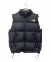 THE NORTH FACE（ザ ノース フェイス）の古着「NUPTSE VEST ダウンベスト」｜ブラック