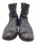 J.D.FISK (ジェイ・ディー・フィスク) サイドジップブーツ ブラック サイズ:SIZE 26.5~27cm：8000円