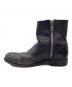 中古・古着 J.D.FISK (ジェイ・ディー・フィスク) サイドジップブーツ ブラック サイズ:SIZE 26.5~27cm：8000円
