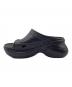中古・古着 crocs (クロックス) BALENCIAGA (バレンシアガ) スライドサンダル CROCS Pool Crocs SLIDE RUB ブラック サイズ:SIZE 23.5cm：20000円