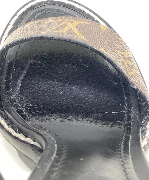 LOUIS VUITTON（ルイ ヴィトン）LOUIS VUITTON (ルイ ヴィトン) チャンキーソールサンダル スタートレイルライン ブラウン×ブラック サイズ:SIZE 22.5cmの古着・服飾アイテム