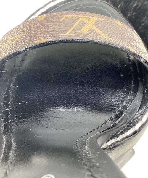 LOUIS VUITTON（ルイ ヴィトン）LOUIS VUITTON (ルイ ヴィトン) チャンキーソールサンダル スタートレイルライン ブラウン×ブラック サイズ:SIZE 22.5cmの古着・服飾アイテム