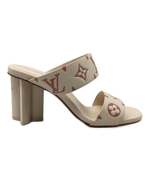 LOUIS VUITTON（ルイ ヴィトン）LOUIS VUITTON (ルイ ヴィトン) サンダル シルエットライン アイボリー サイズ:SIZE 22.5cmの古着・服飾アイテム
