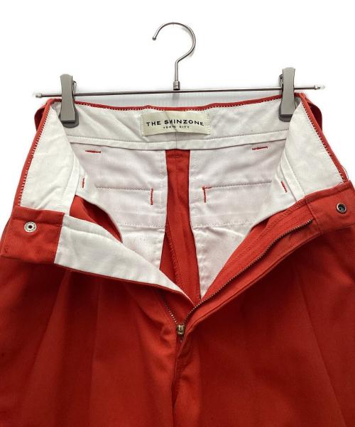 THE SHINZONE（ザ シンゾーン）THE SHINZONE (ザ シンゾーン) TOMBOY PANTS レッド サイズ:SIZE 81cm (W32)の古着・服飾アイテム
