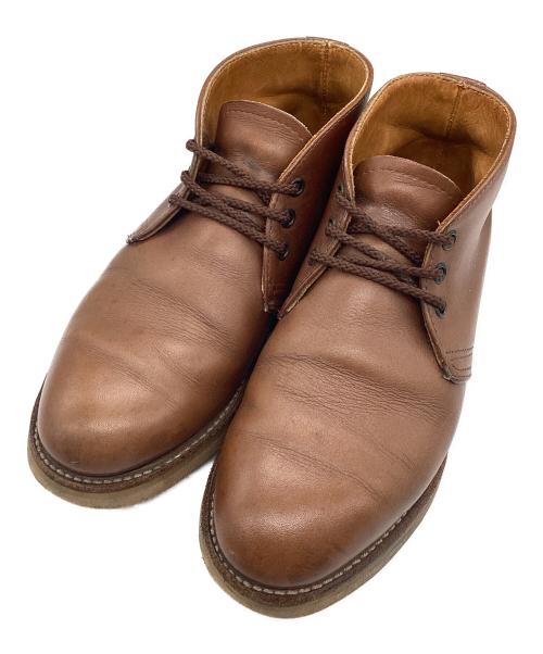 RED WING（レッドウィング）RED WING (レッドウィング) ポストマンチャッカブーツ ブラウン サイズ:SIZE25.5cmの古着・服飾アイテム