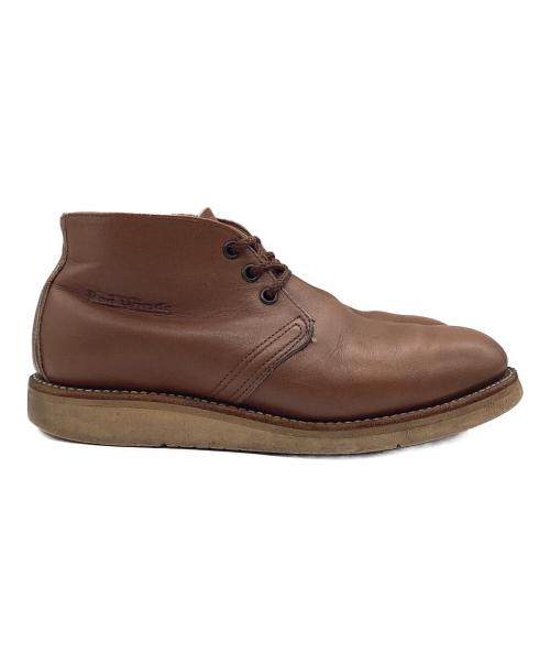 RED WING（レッドウィング）RED WING (レッドウィング) ポストマンチャッカブーツ ブラウン サイズ:SIZE25.5cmの古着・服飾アイテム