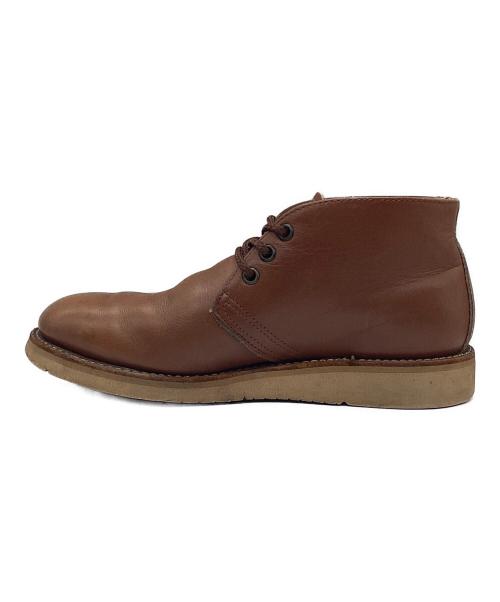 RED WING（レッドウィング）RED WING (レッドウィング) ポストマンチャッカブーツ ブラウン サイズ:SIZE25.5cmの古着・服飾アイテム