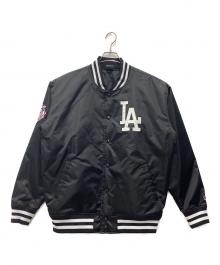 Fanatics（ファナティクス）の古着「Los Angeles Dodgers MLB Fanスタジャン」｜ブラック