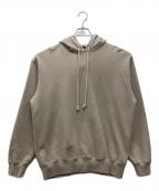 AURALEEオーラリー）の古着「SUPER SOFT HEAVY SWEAT P/O PARKA プルオーバーパーカー」｜ベージュ