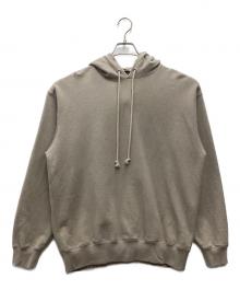 AURALEE（オーラリー）の古着「SUPER SOFT HEAVY SWEAT P/O PARKA プルオーバーパーカー」｜ベージュ