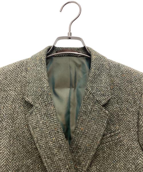 Burberry's（バーバリーズ）Burberry's (バーバリーズ) William Brown ツイードジャケット グリーン サイズ:SIZE 7号の古着・服飾アイテム