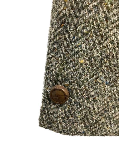 Burberry's（バーバリーズ）Burberry's (バーバリーズ) William Brown ツイードジャケット グリーン サイズ:SIZE 7号の古着・服飾アイテム