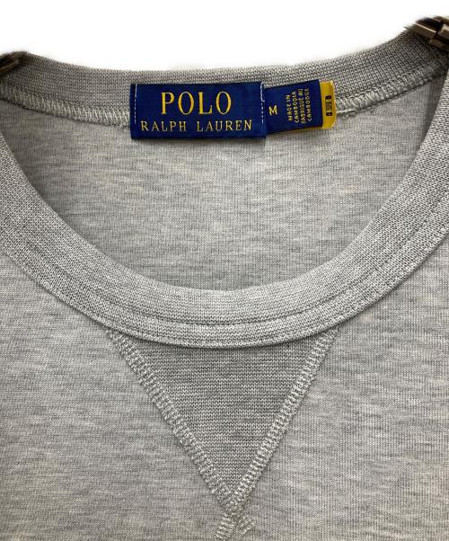 POLO RALPH LAUREN（ポロ・ラルフローレン）POLO RALPH LAUREN (ポロ・ラルフローレン) 半袖スウェット グレー サイズ:Mの古着・服飾アイテム