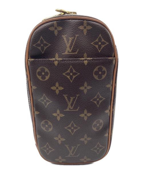 LOUIS VUITTON（ルイ ヴィトン）LOUIS VUITTON (ルイ ヴィトン) ポシェットガンジュ モノグラム ブラウンの古着・服飾アイテム