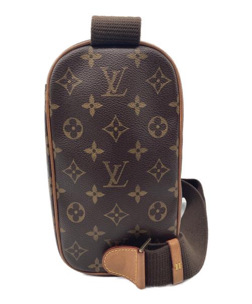 LOUIS VUITTON（ルイ ヴィトン）LOUIS VUITTON (ルイ ヴィトン) ポシェットガンジュ モノグラム ブラウンの古着・服飾アイテム