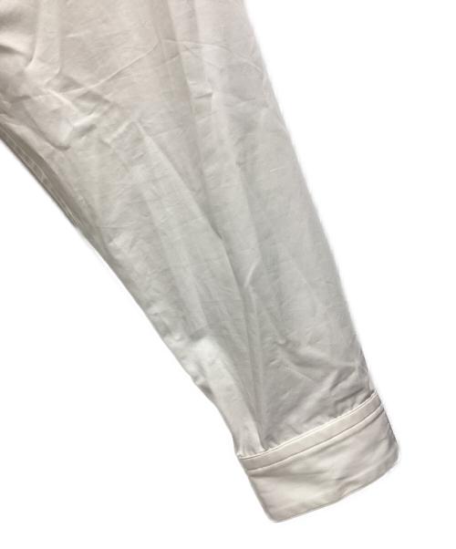 nonnotte（ノノット）NONNOTTE (ノノット) Clear Heavy Broadcloth Oversized Shirt 長袖シャツ ホワイト サイズ:SIZE 3の古着・服飾アイテム