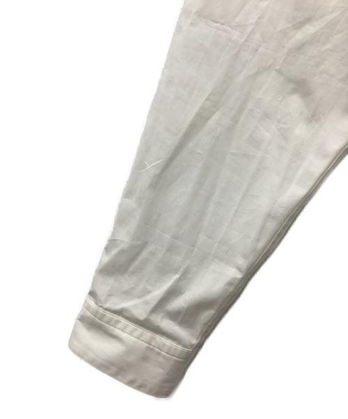 nonnotte（ノノット）NONNOTTE (ノノット) Clear Heavy Broadcloth Oversized Shirt 長袖シャツ ホワイト サイズ:SIZE 3の古着・服飾アイテム