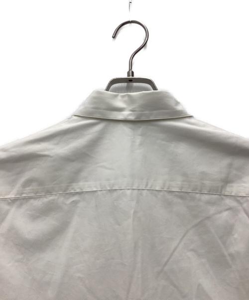 nonnotte（ノノット）NONNOTTE (ノノット) Clear Heavy Broadcloth Oversized Shirt 長袖シャツ ホワイト サイズ:SIZE 3の古着・服飾アイテム