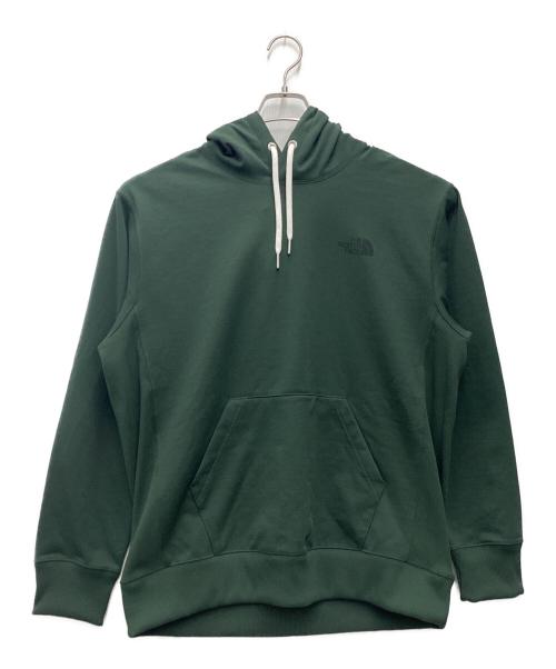 THE NORTH FACE（ザ ノース フェイス）THE NORTH FACE (ザ ノース フェイス) Back Square Logo Hoodie プルオーバーパーカー グリーン サイズ:SIZE Lの古着・服飾アイテム