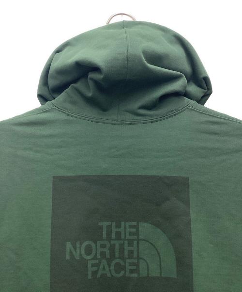 THE NORTH FACE（ザ ノース フェイス）THE NORTH FACE (ザ ノース フェイス) Back Square Logo Hoodie プルオーバーパーカー グリーン サイズ:SIZE Lの古着・服飾アイテム