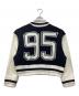 NIKE (ナイキ) NIKE AS W NSW CARDIGAN STREET BLACK/SAIL/VAST GREY/SAIL 厚手カーディガン ホワイト×ブラック サイズ:SIZE L：10000円