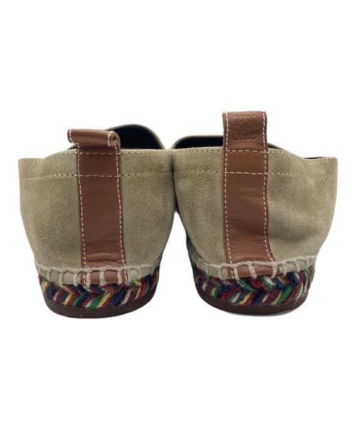 LOEWE（ロエベ）LOEWE (ロエベ) スエードエスパドリーユ ブラウン サイズ:SIZE 43の古着・服飾アイテム